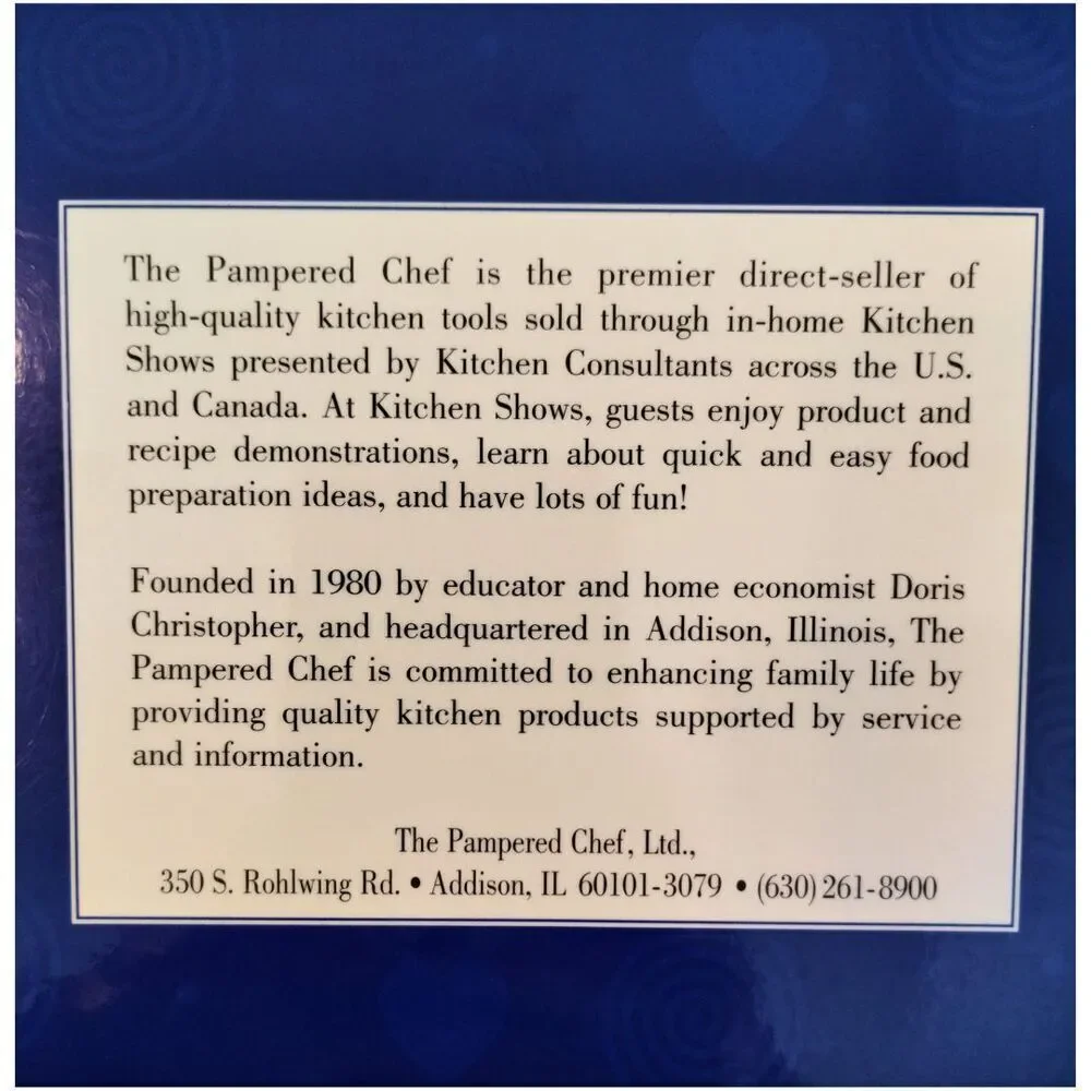 Recipes from the Heart Cookbook, The Pampered Chef (1997)